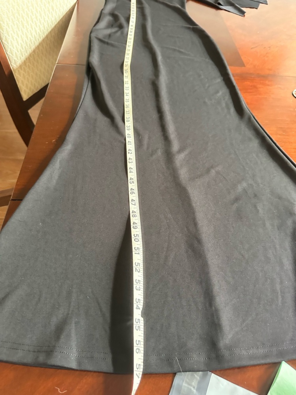 Classic Black Women's Slip Dress Maxi Commense size xs - Picture 8 of 11